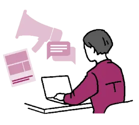 広報・PRのイメージイラスト
